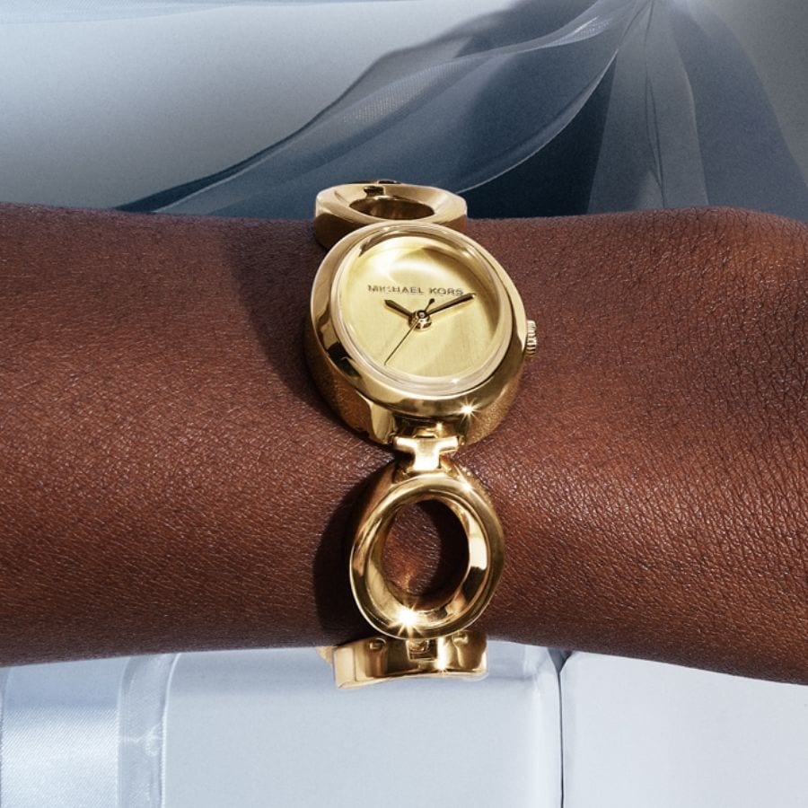 gold tone watch