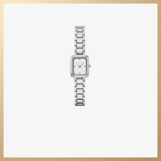 silver watch