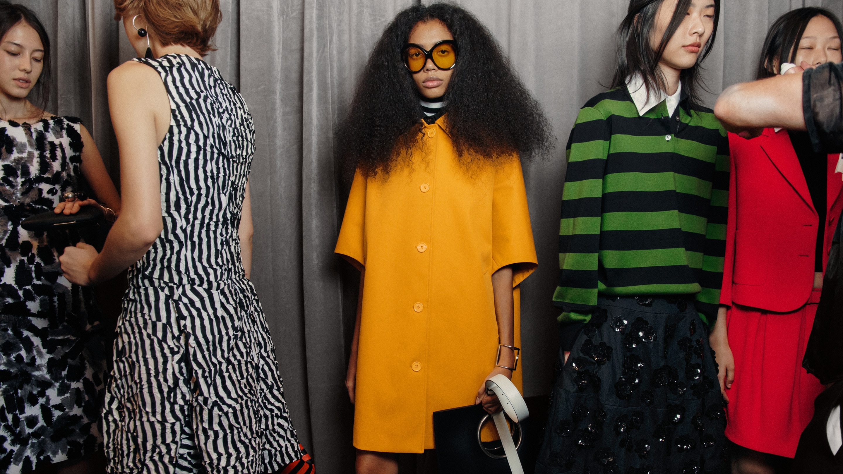 models at runway show