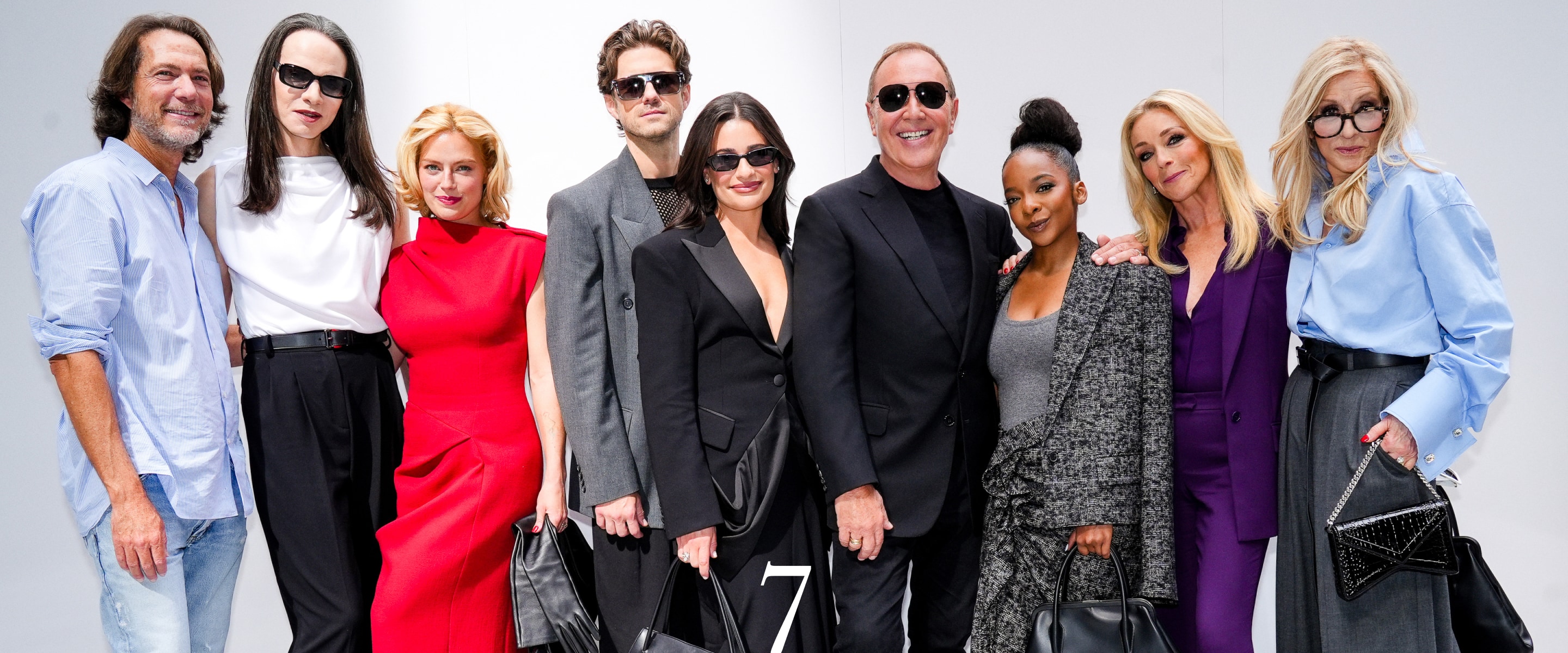 7 broadway stars in the front row