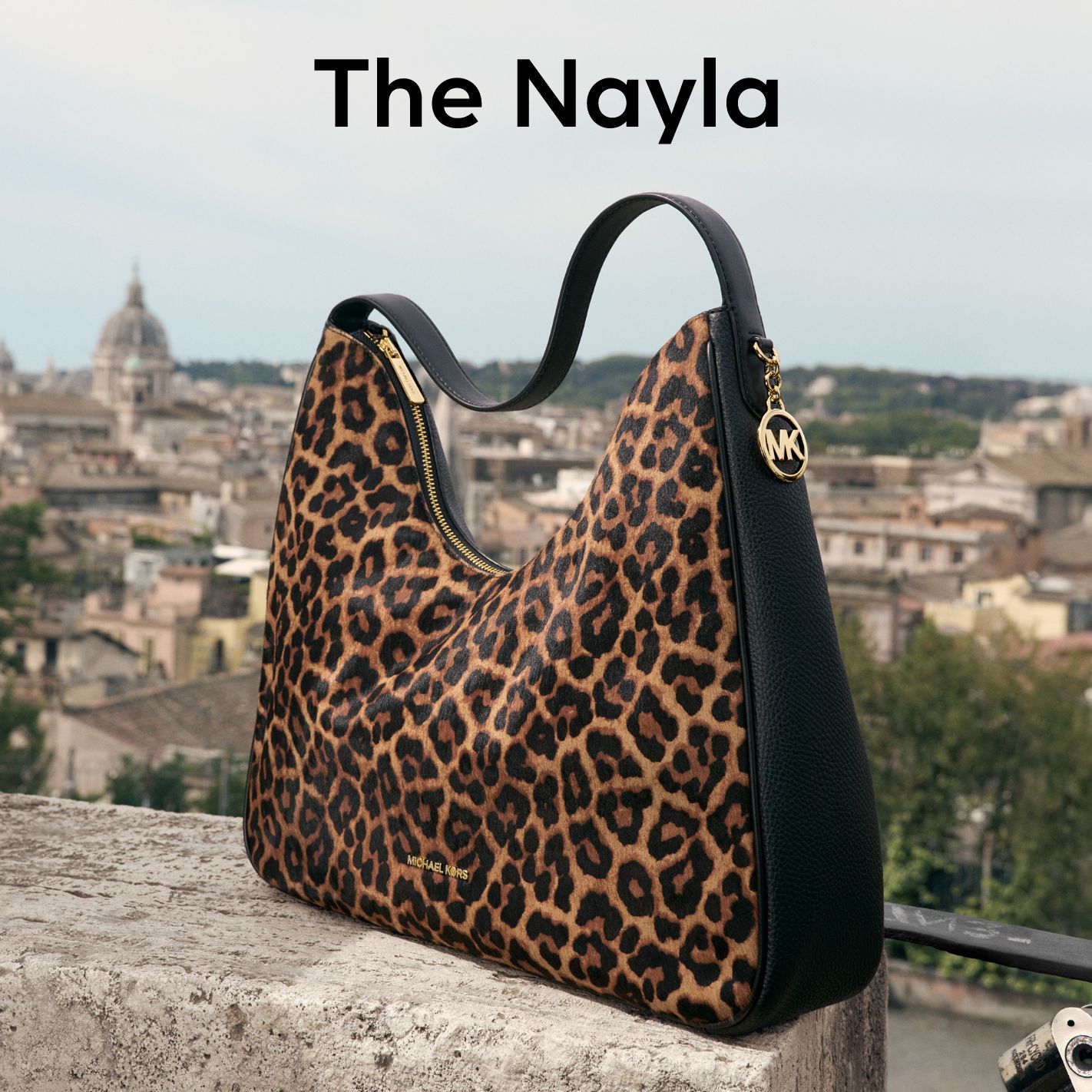leopard print nayla handbag