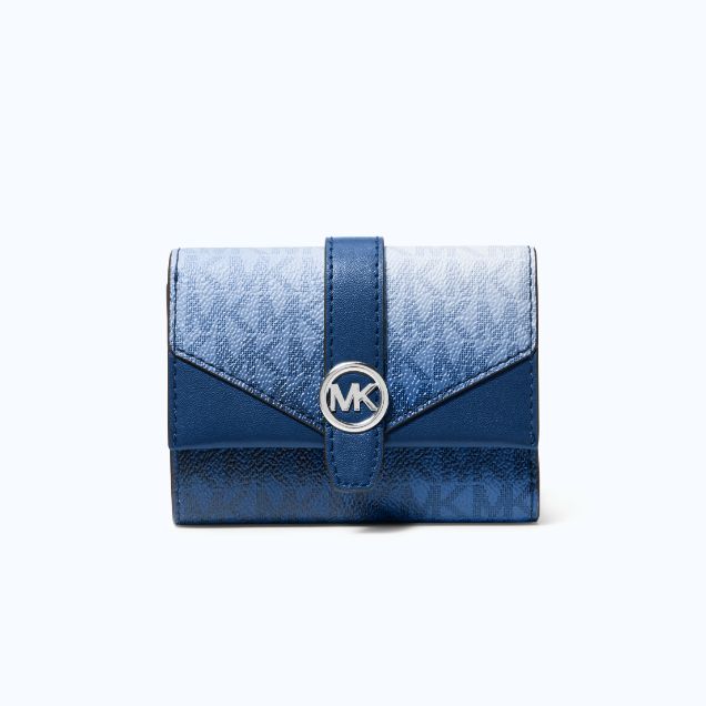 blue wallet