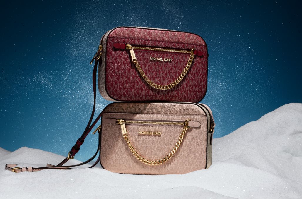 red and pink crossbody bags