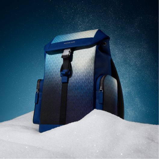 blue ombré backpack