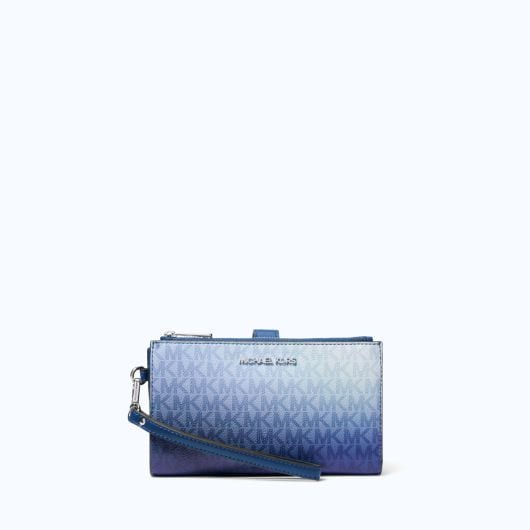 blue wallet