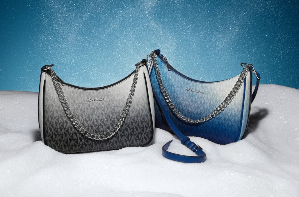 black and blue mini bags