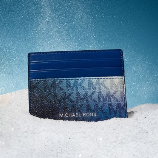 blue wallet
