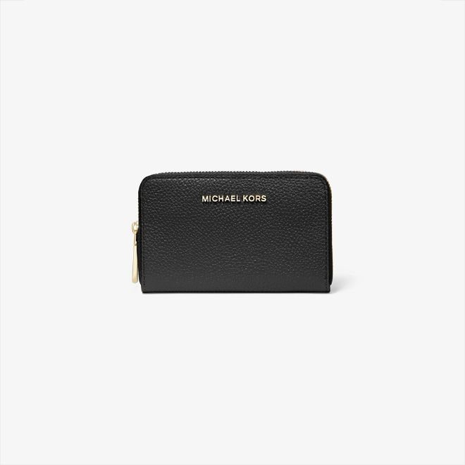 small black leather wallet