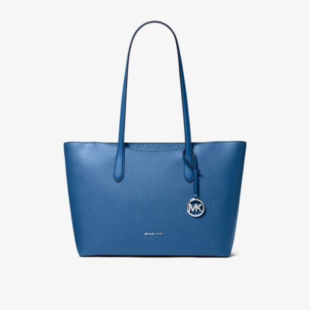 blue tote bag
