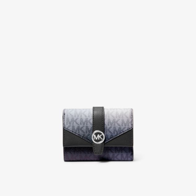 black ombré wallet