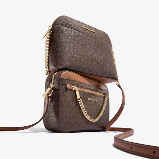 Brown Sig Crossbody