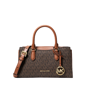 brown leather messenger bag