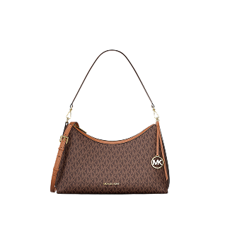 brown leather shoulder bag