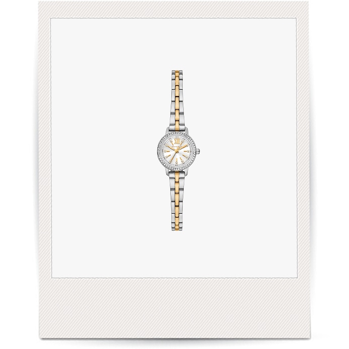 silver watch