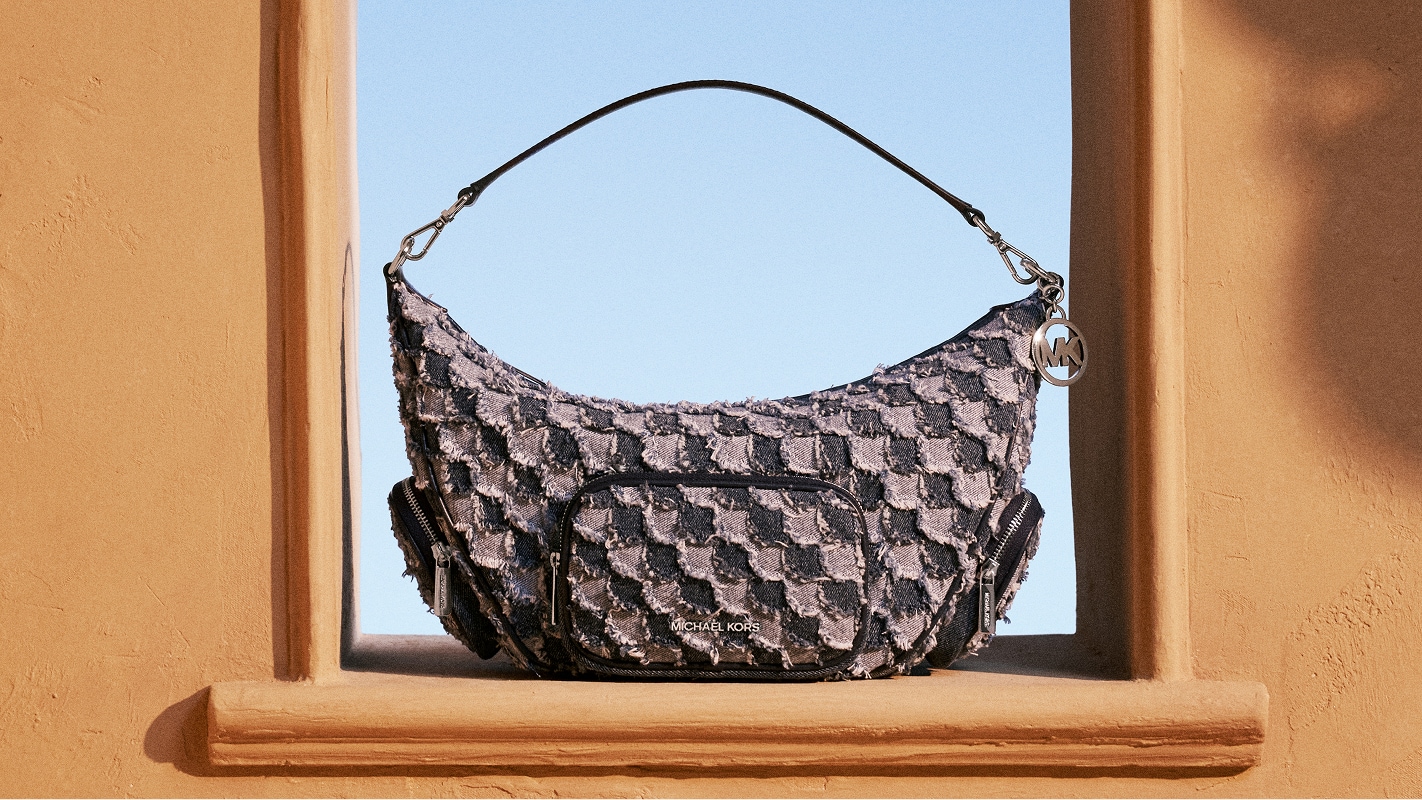 denim shoulder bag