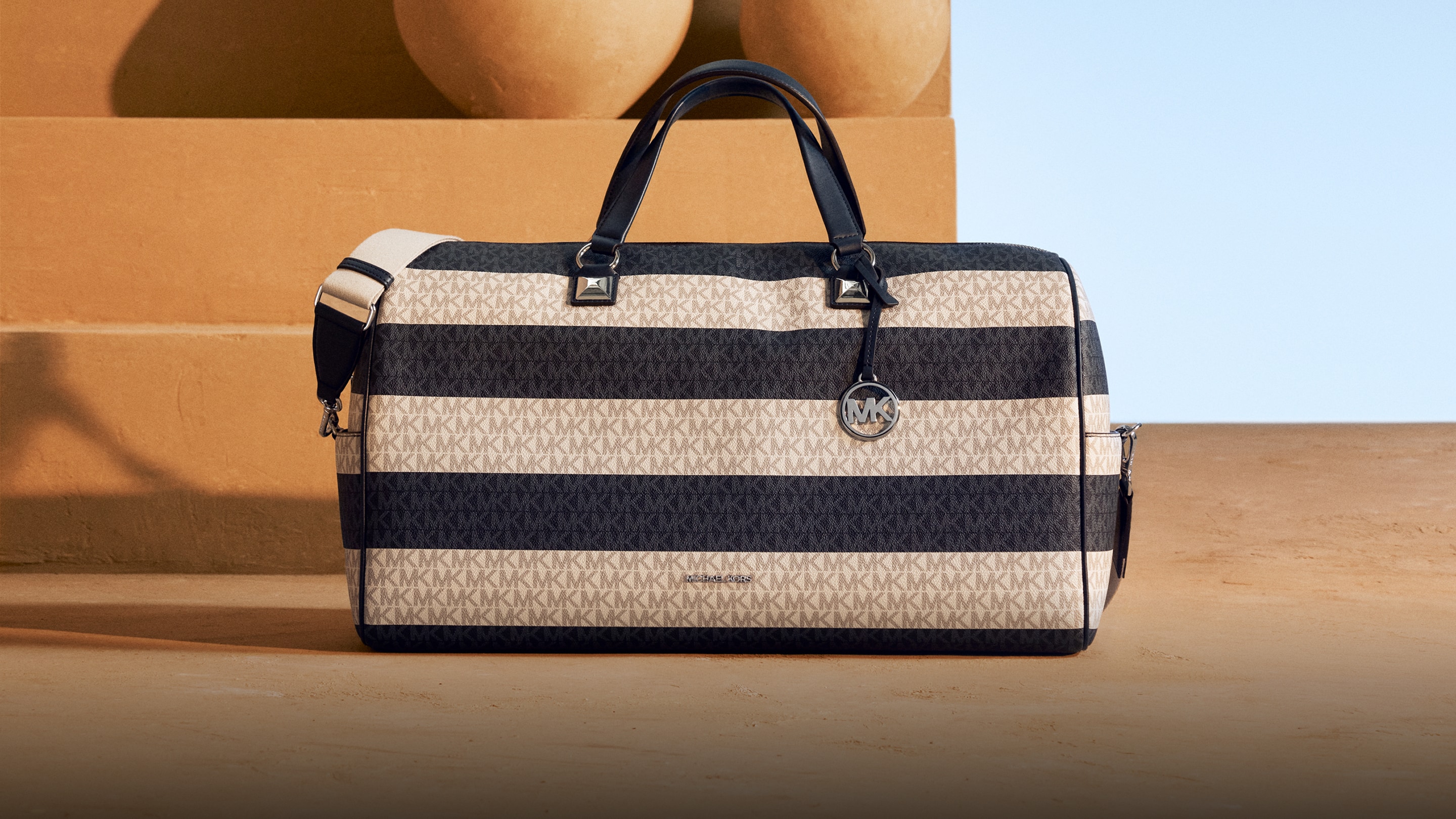 sac messager &agrave; rayures
