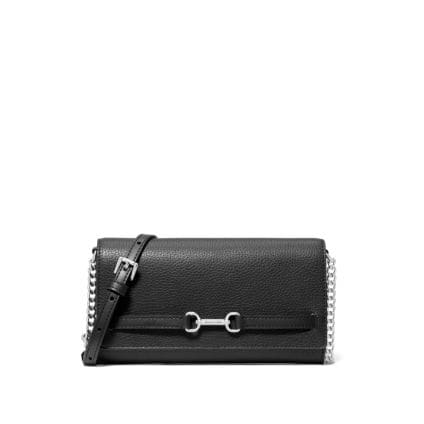 mini sac en cuir noir