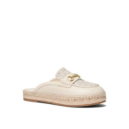 cream colored loafer