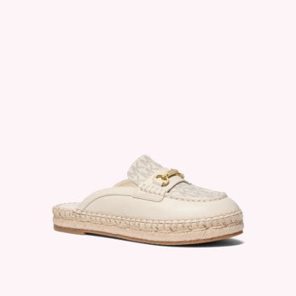 cream colored loafer