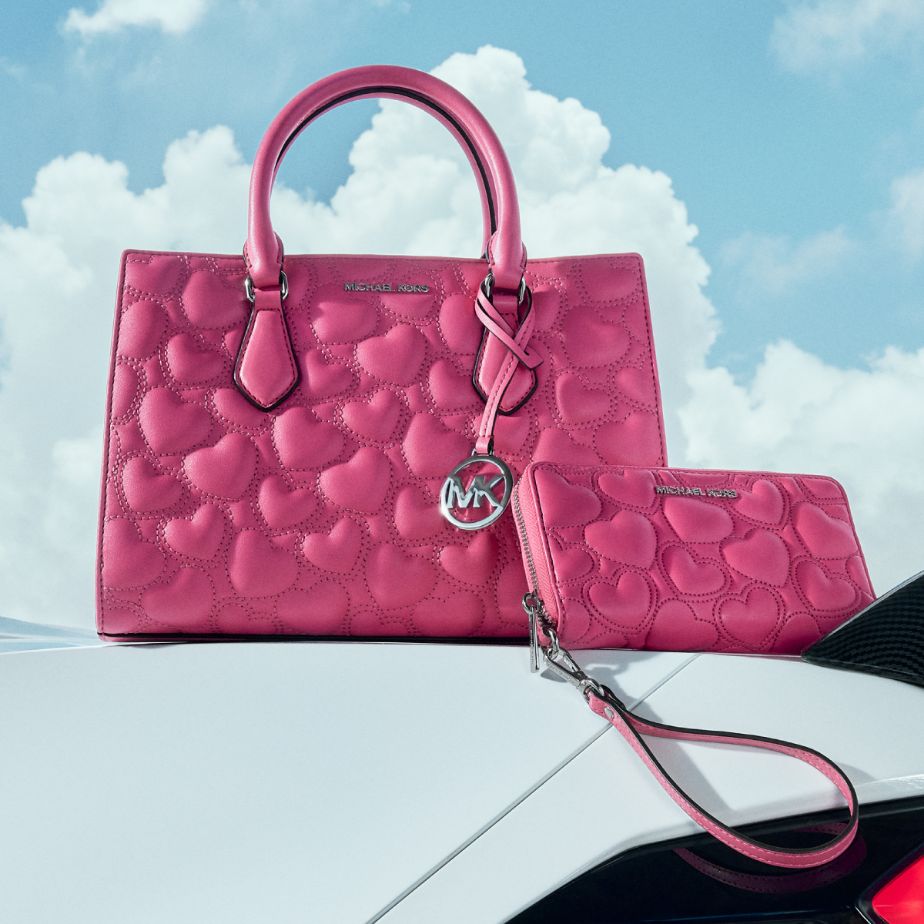 pink heart handbags