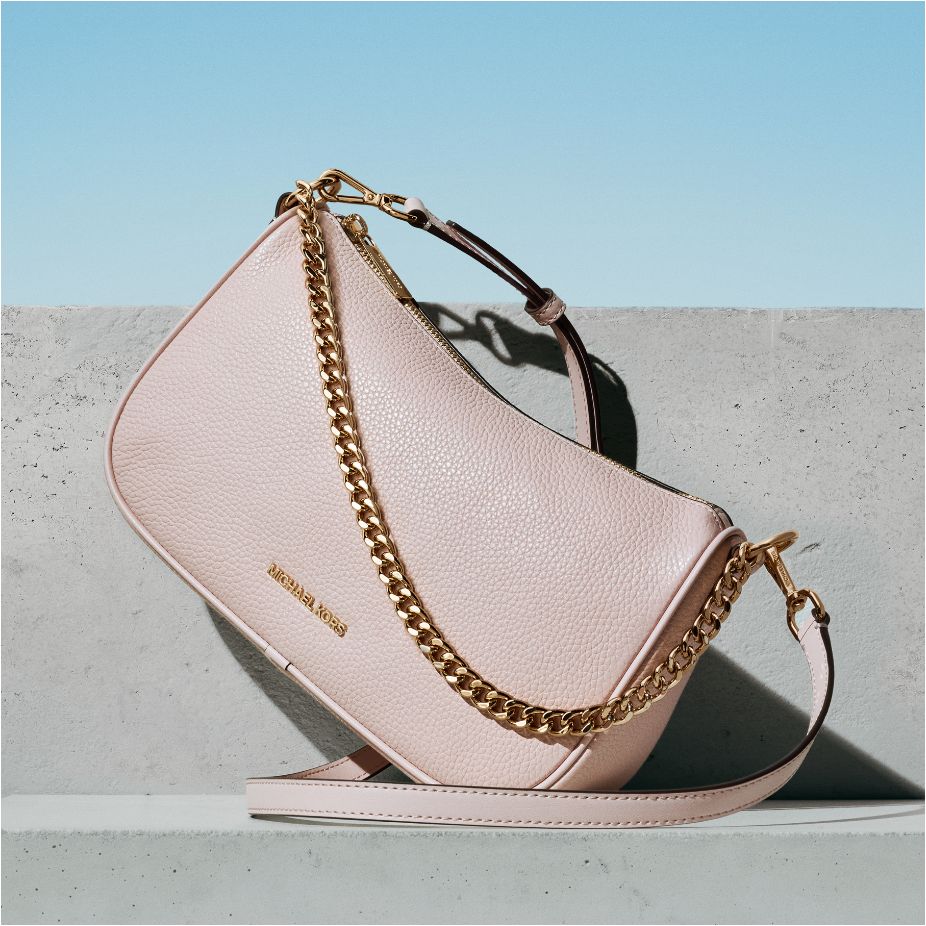 pink shoulder bag