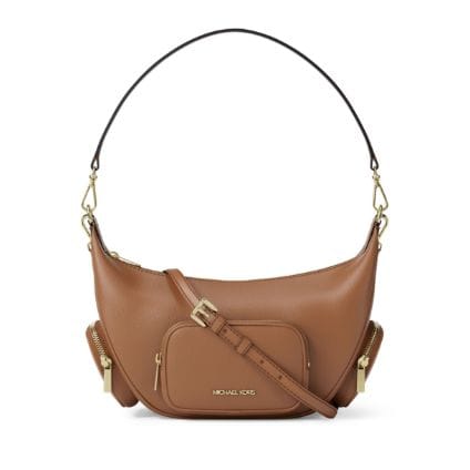 brown leather shoulder bag