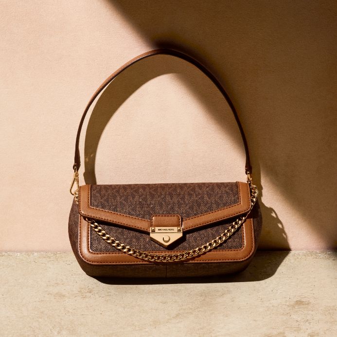 sac &agrave; main brun &agrave; logo