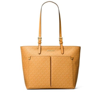 orange tote bag
