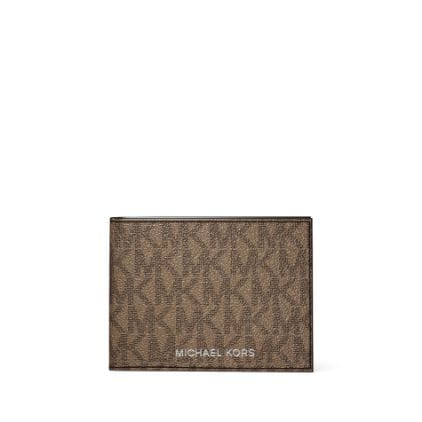 men's signature print wallet