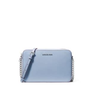 light blue leather mini bag