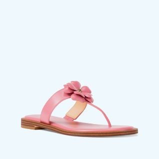 pink sandal with flower