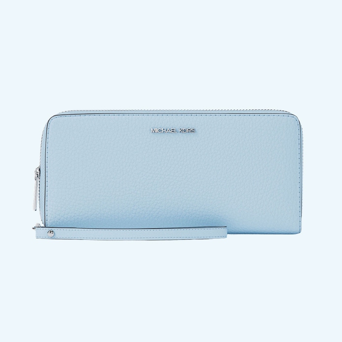 portefeuille convertible bleu
