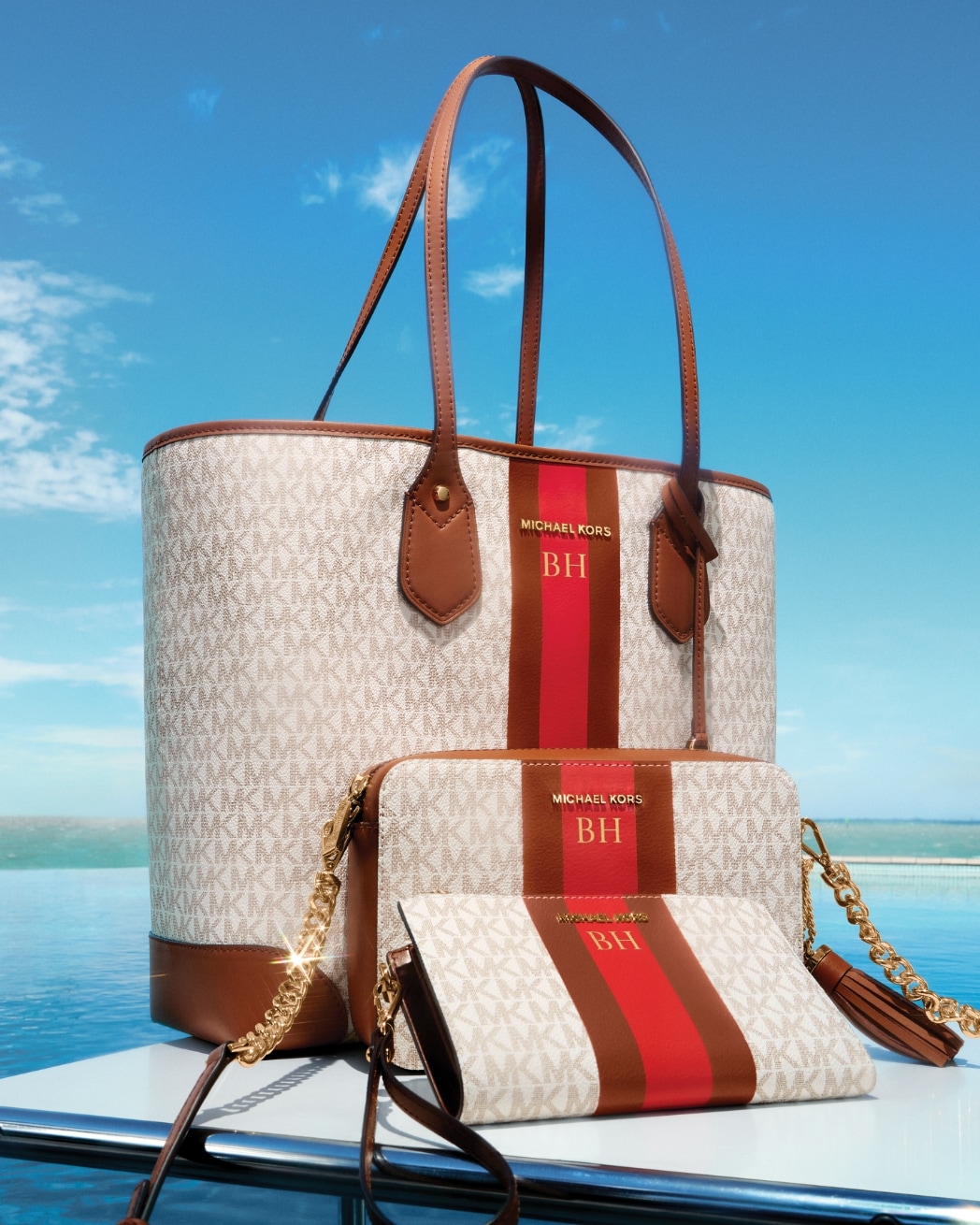personalised michael kors bag