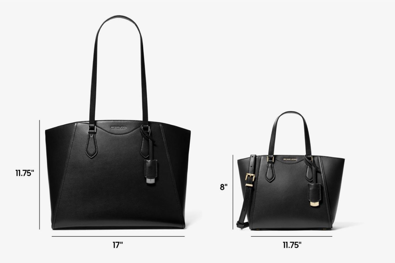 Taryn Small Leather Convertible Crossbody Bag | Michael Kors
