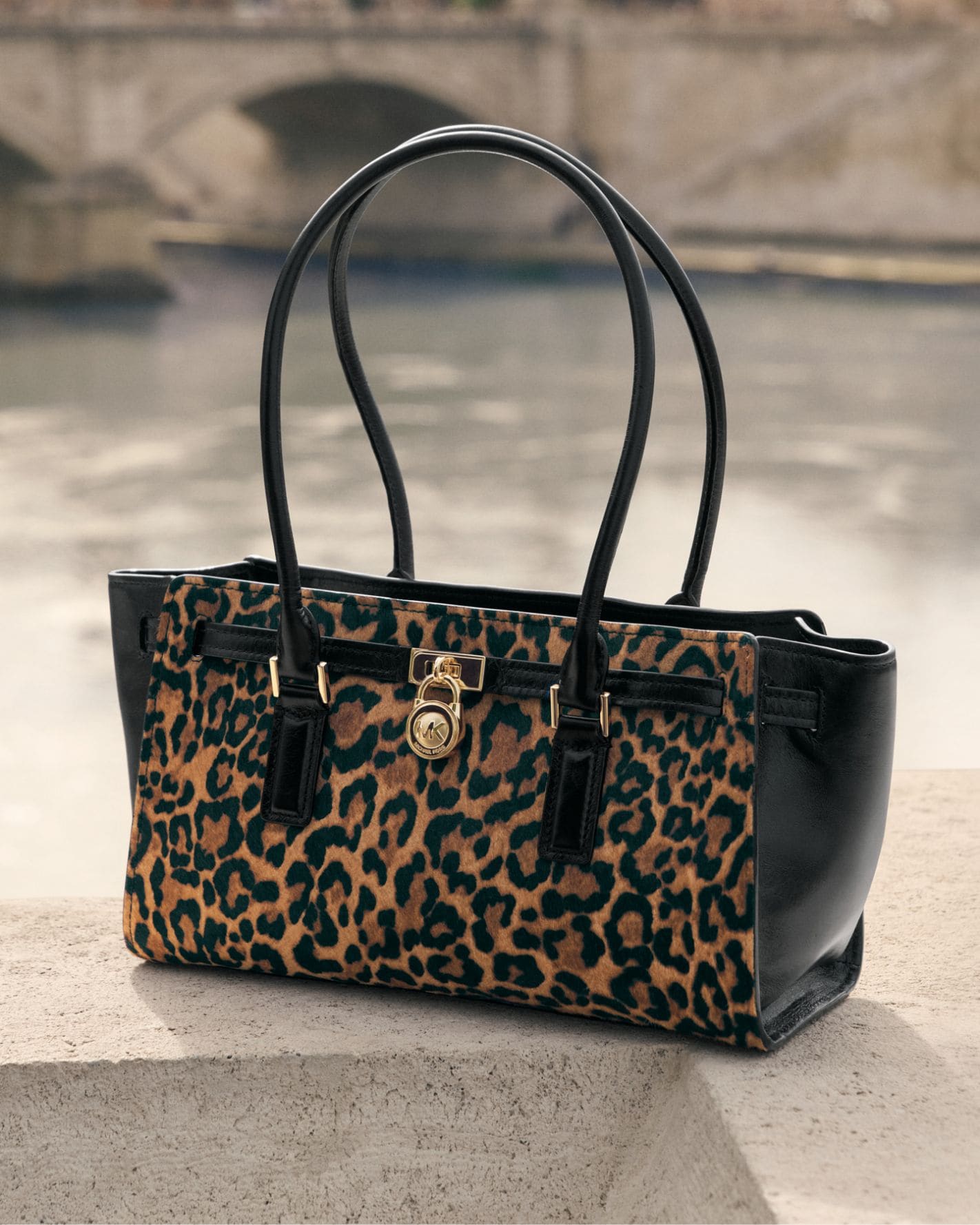 leopard print hamilton handbag