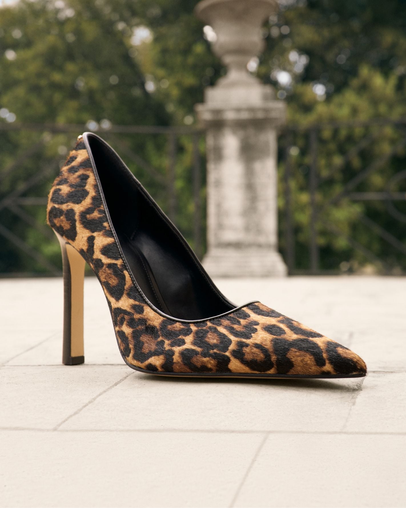 leopard print amara pump