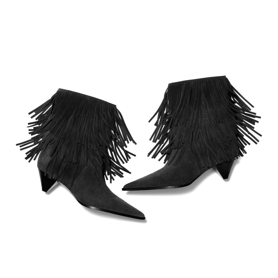 botín con flecos