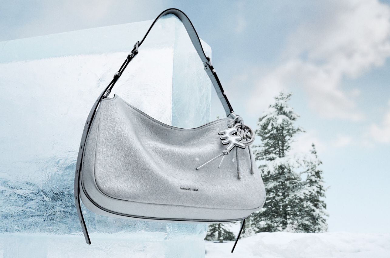 silver nolita handbag with charms