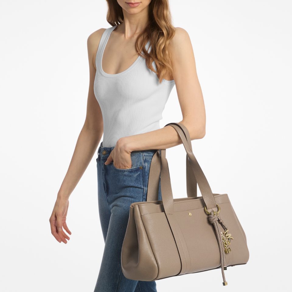Romee Large Pebbled Leather Tote Bag | Michael Kors [US]