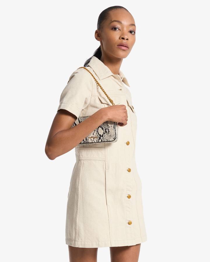 Image 88: Denim Mini Dress