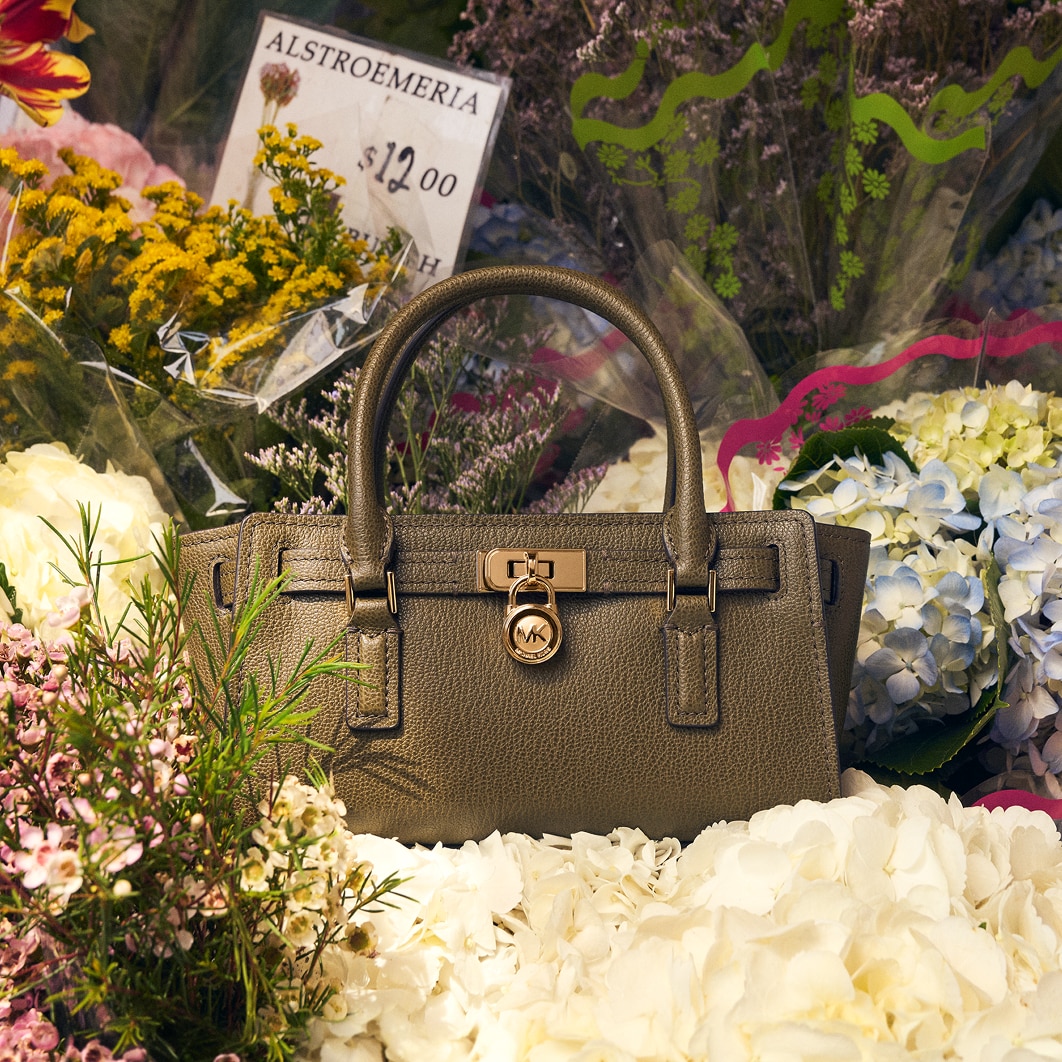 dark green mini hamilton bag