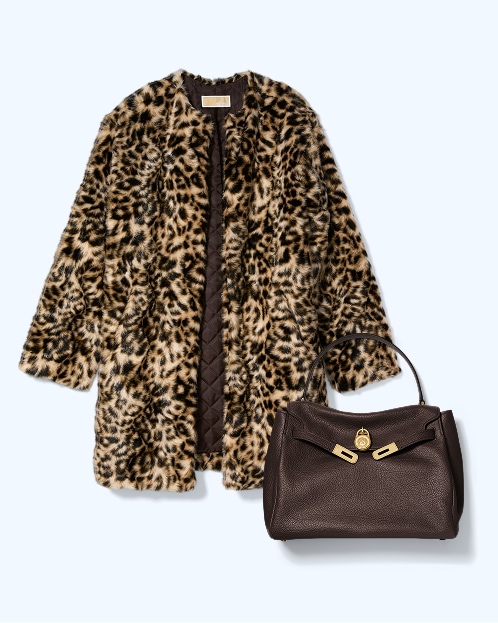 leopard print coat style
