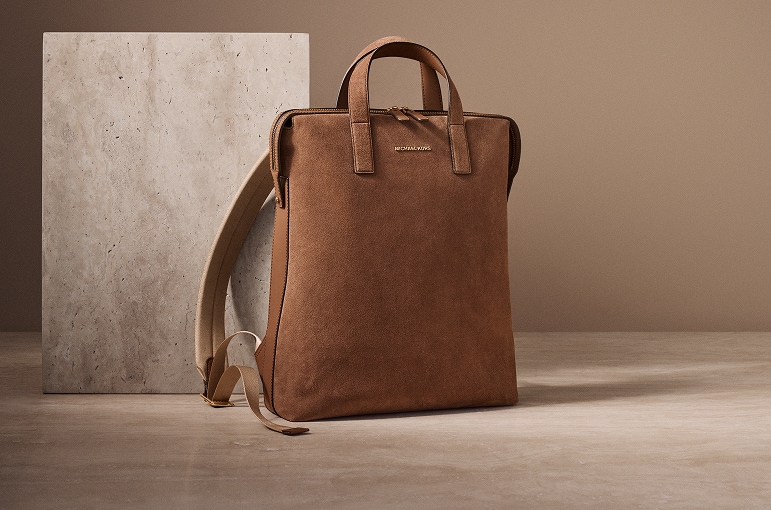 men's suede bag