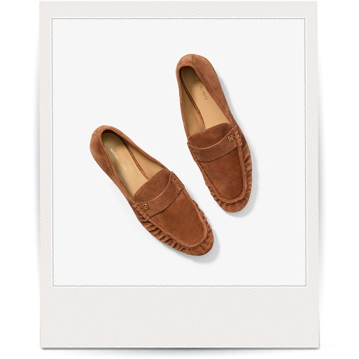 suede loafers