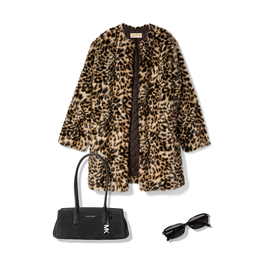 leopard fur coat outfit style
