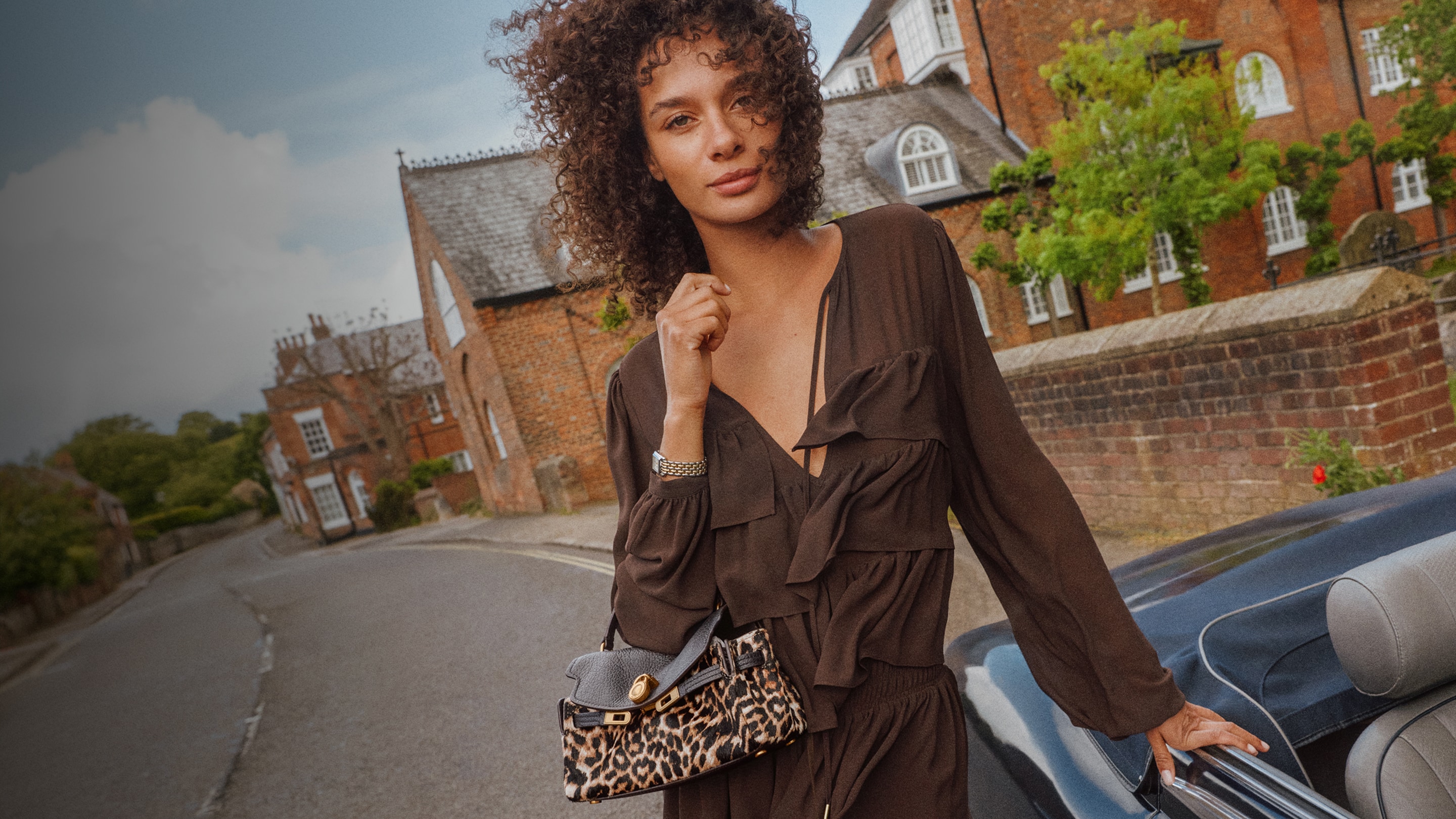 mini leopard print hamilton bag