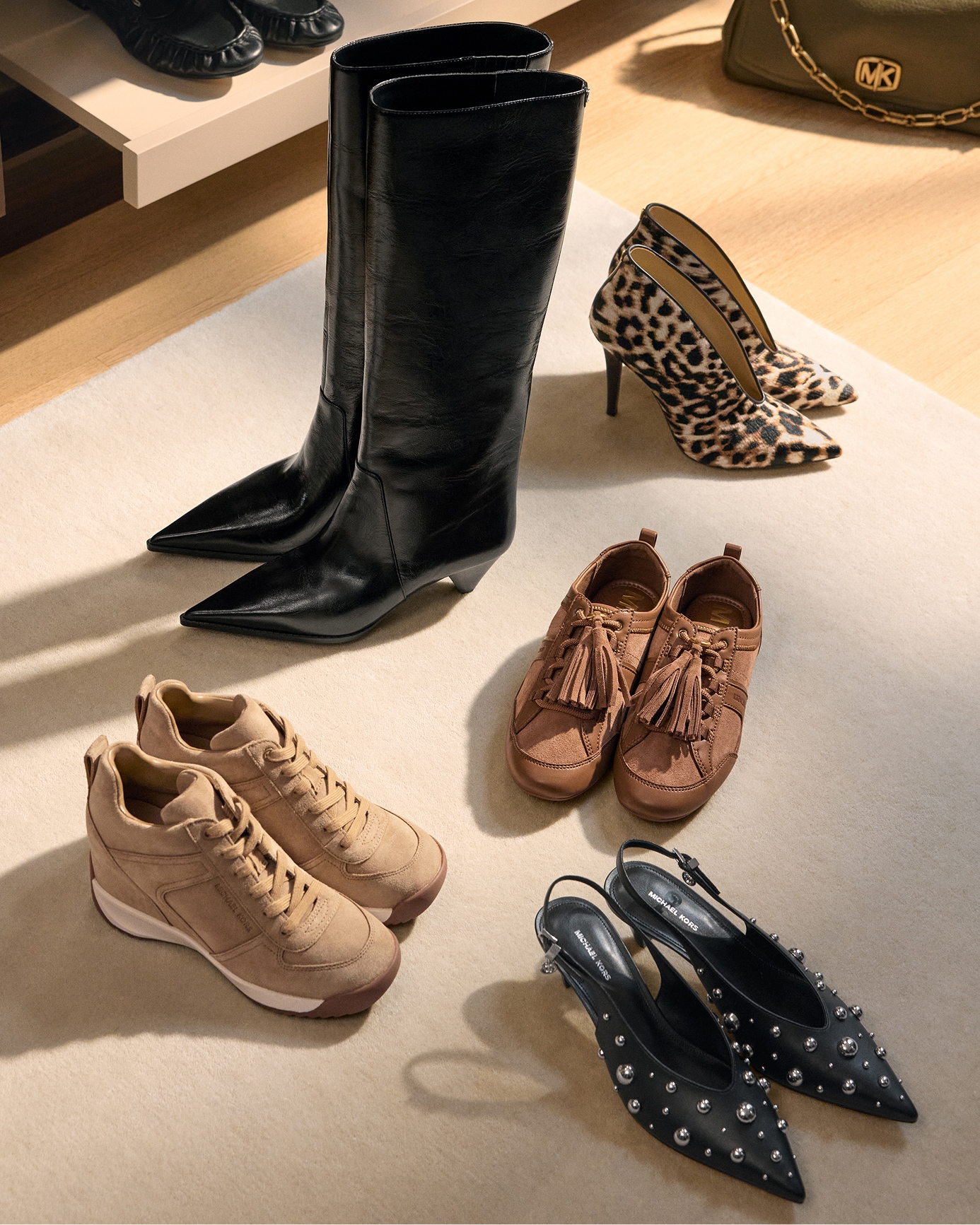 different styles of shoes