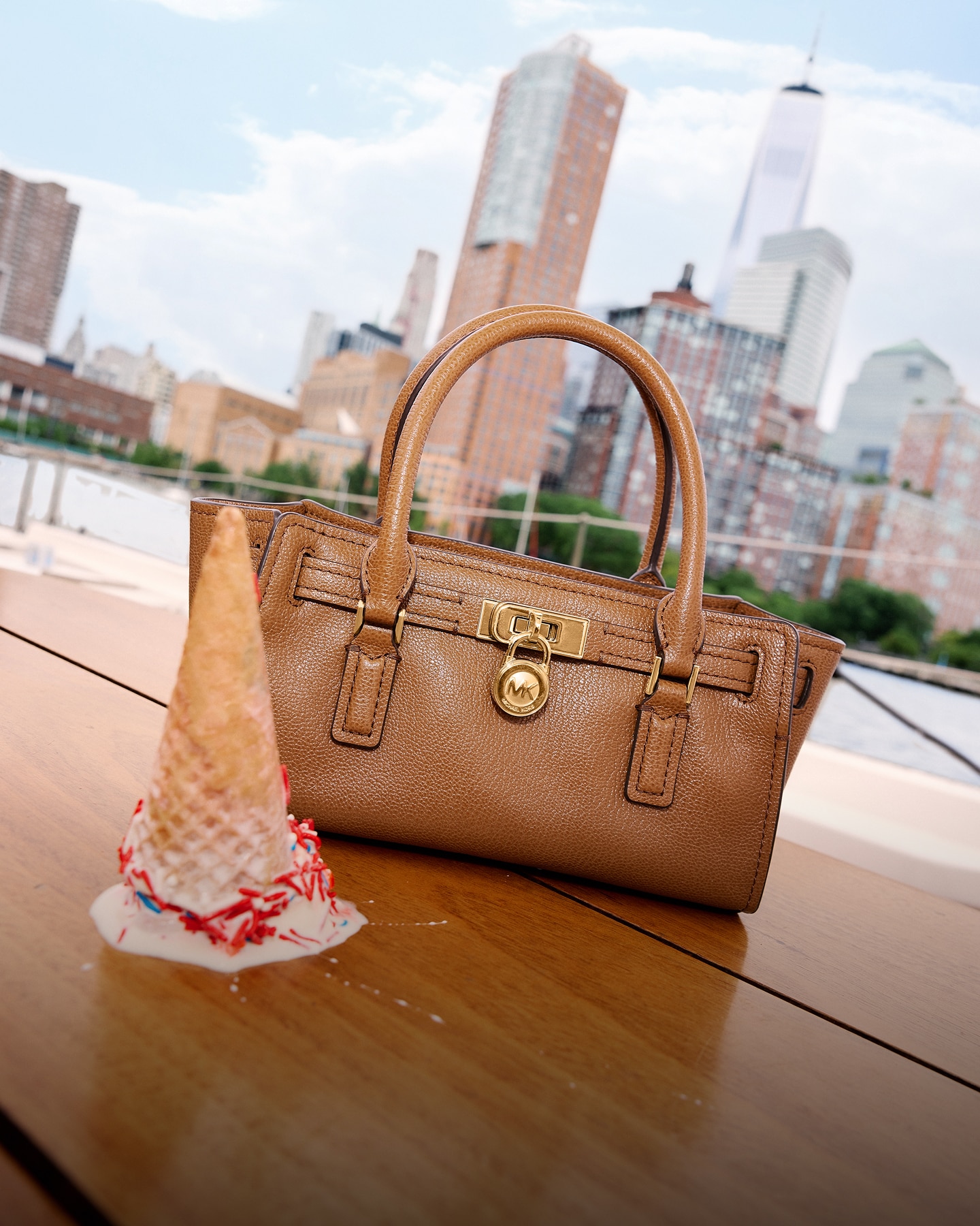 brown mini hamilton bag