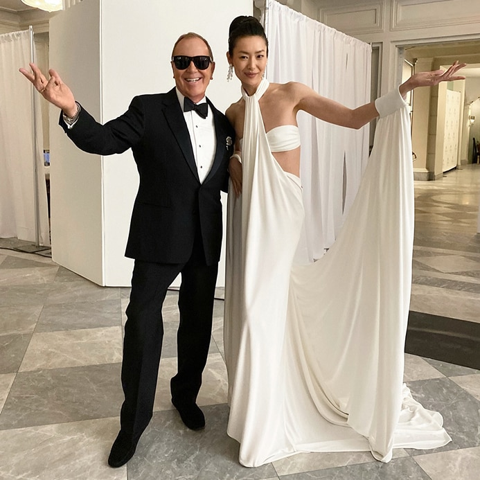 michael kors and liu wen at met gala