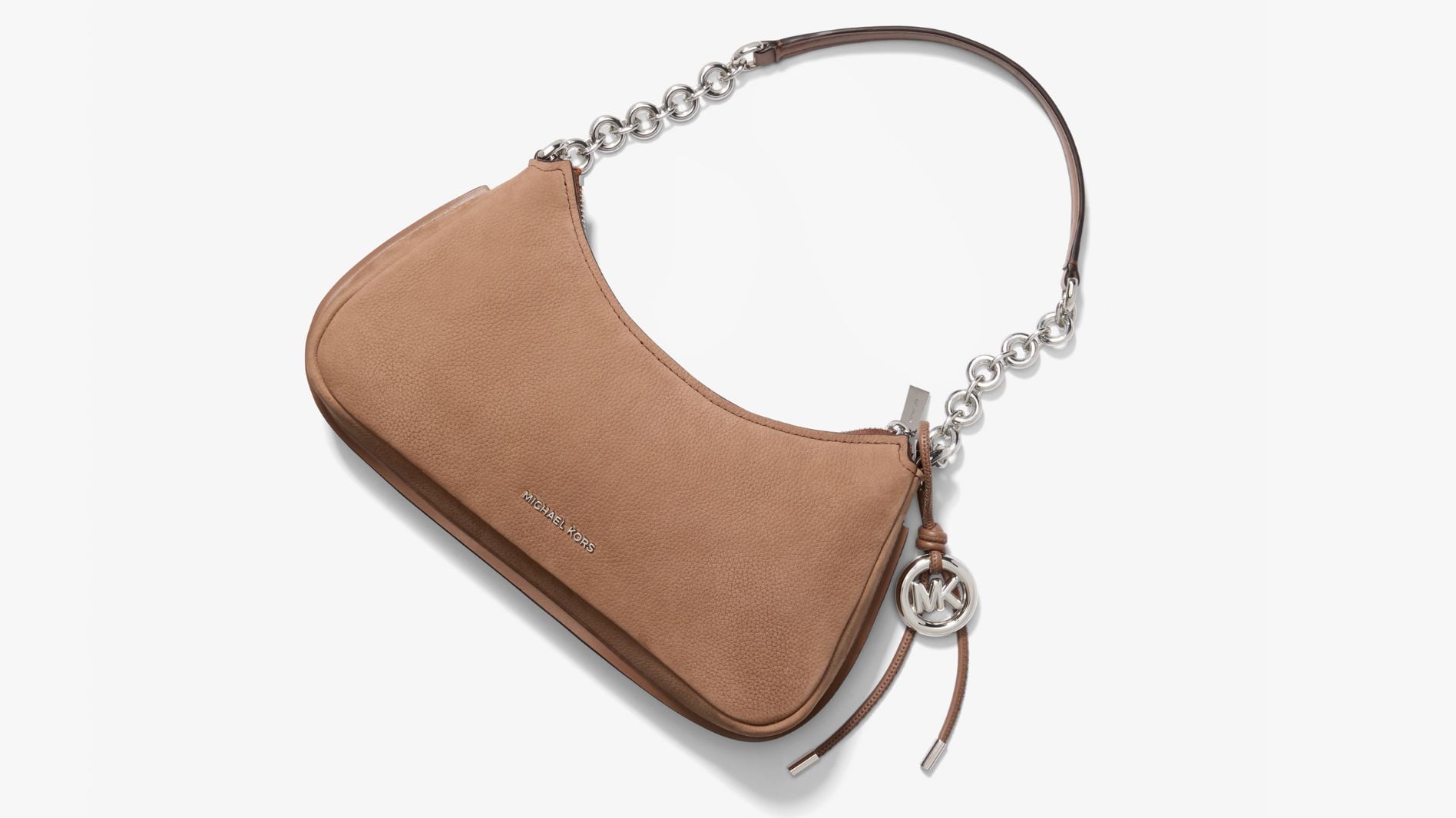 bolso de mano en tono marr&oacute;n